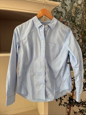 Boden Light Blue Women’s Button-Up Dress Shirt-like new!